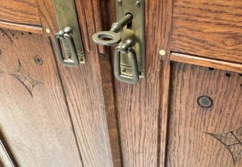 Arts & Crafts Armoire or Bookcase In the style of Architect Lauweriks, 1890s